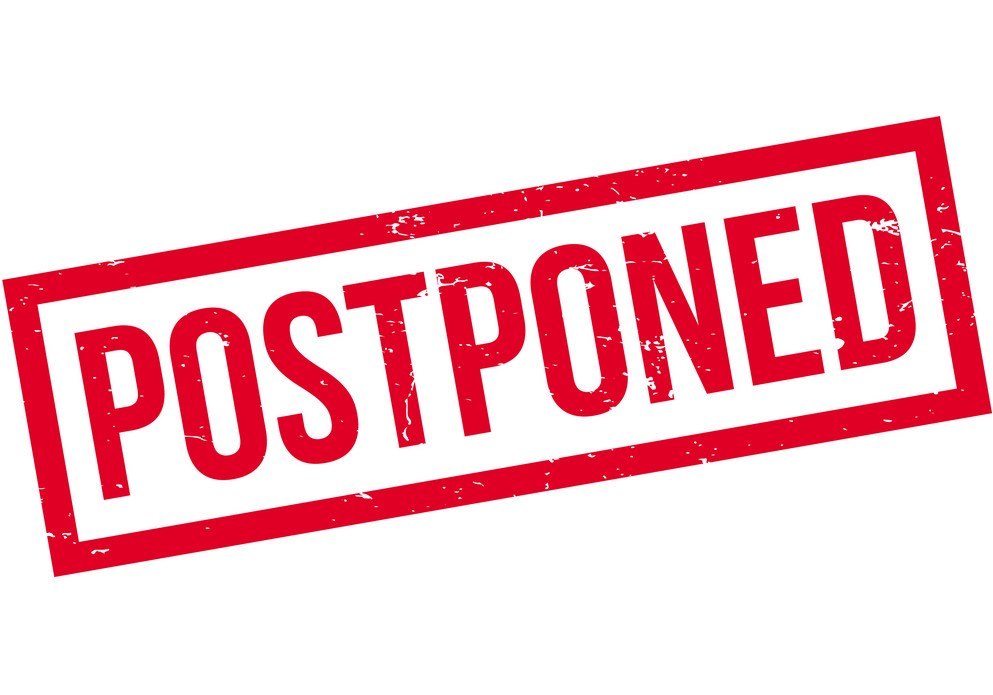 Community Sessions Postponed